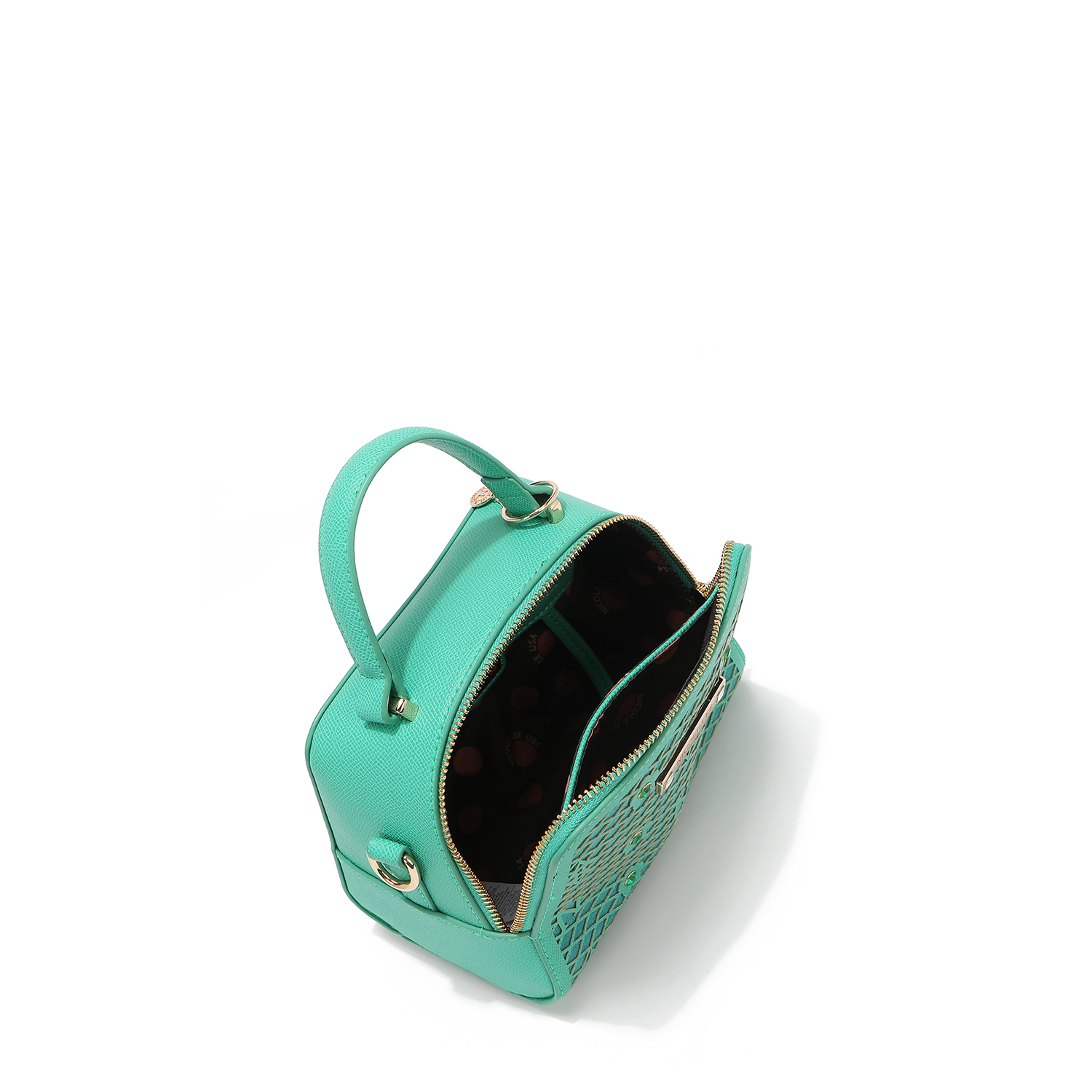 Foto 4 | Bolsa De Mano De Nicole Lee De Corte Laser Y Pedrería