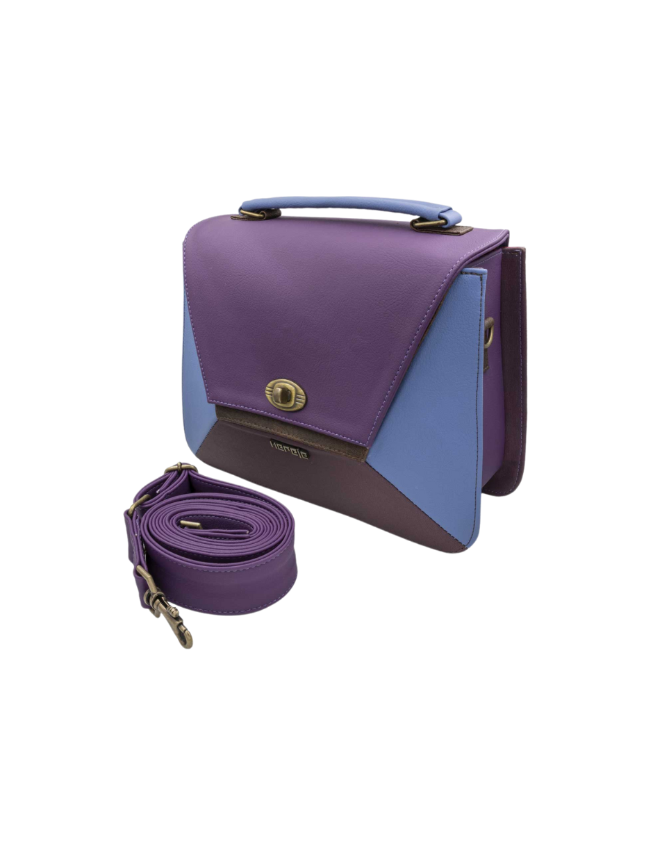Foto 2 | Bolso De Mano Victoria Imperial Bicolor Hereje Para Dama