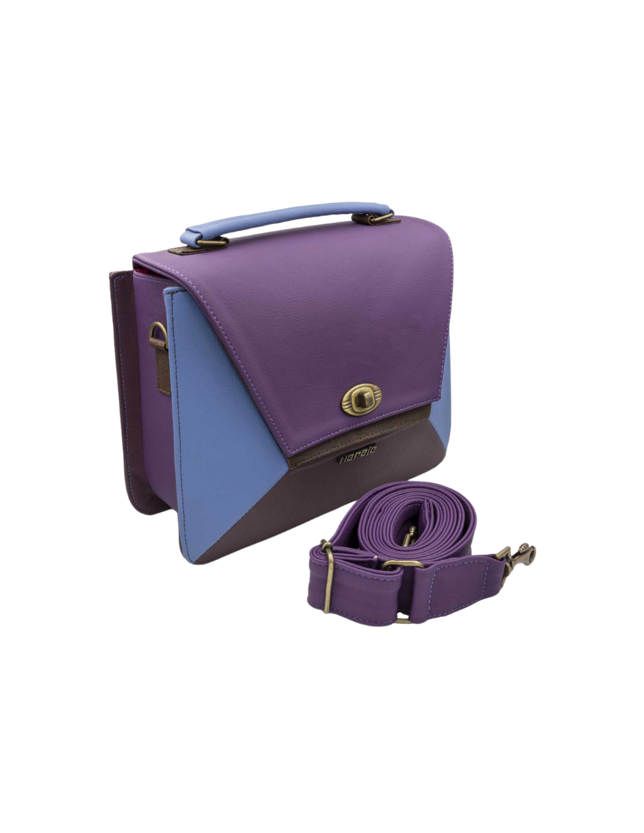 Foto 5 pulgar | Bolso De Mano Victoria Imperial Bicolor Hereje Para Dama