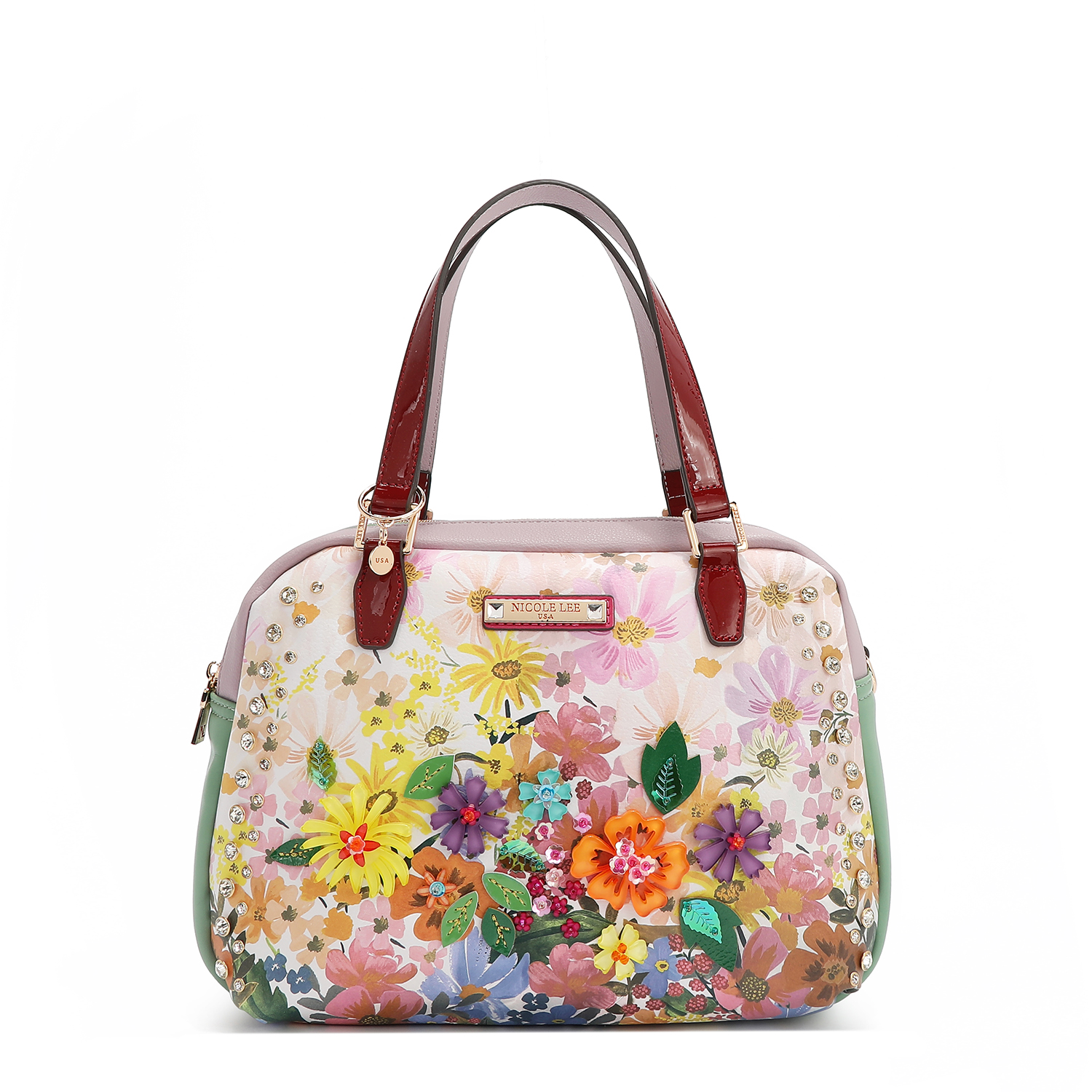 Foto 2 pulgar | Bolsa De Mano De Nicole Lee Estampado Dreams Blossom