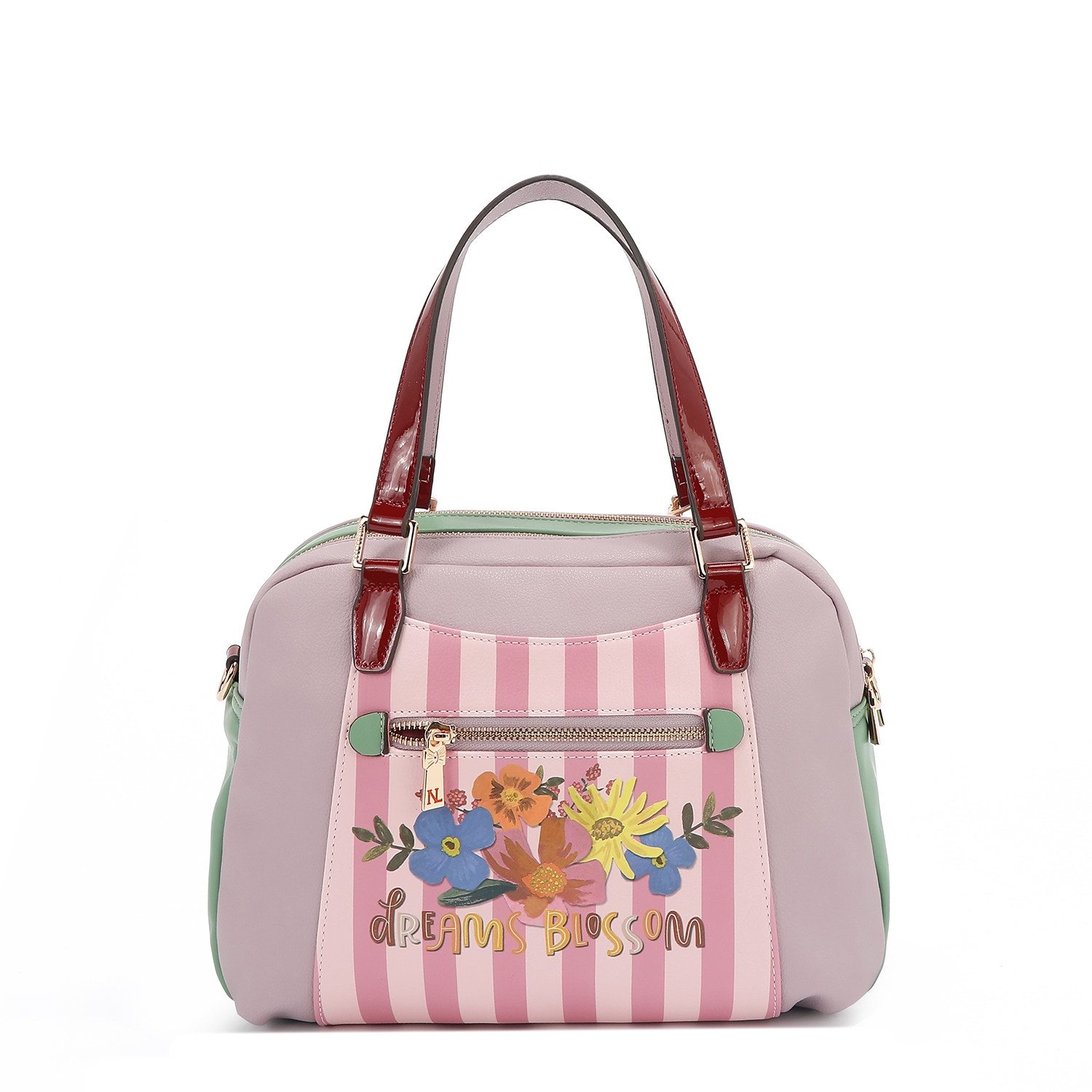 Foto 3 pulgar | Bolsa De Mano De Nicole Lee Estampado Dreams Blossom