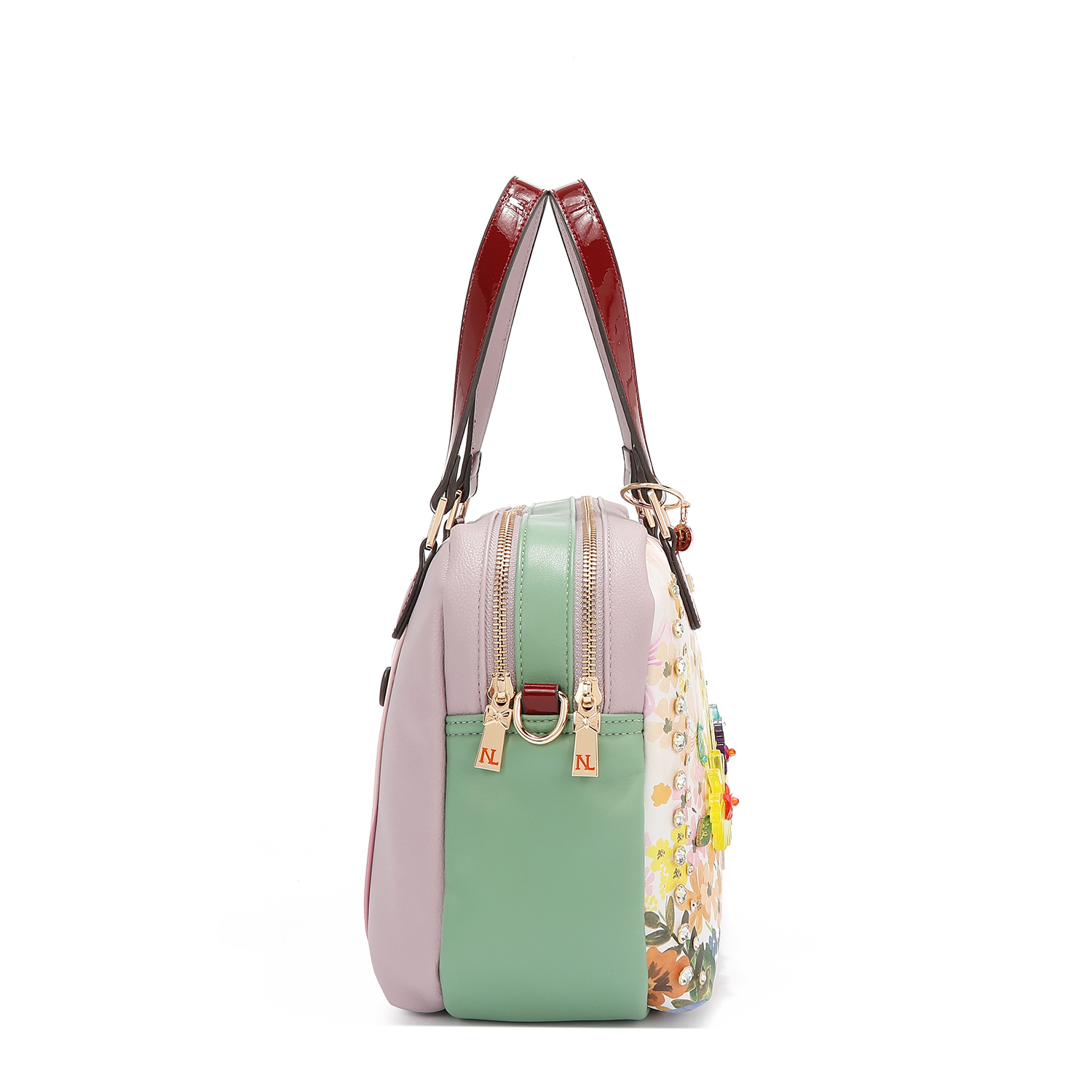Foto 4 pulgar | Bolsa De Mano De Nicole Lee Estampado Dreams Blossom