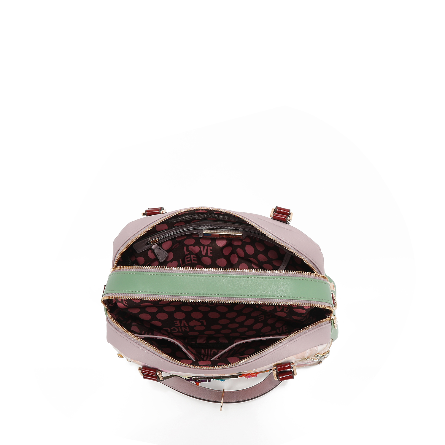 Foto 6 pulgar | Bolsa De Mano De Nicole Lee Estampado Dreams Blossom