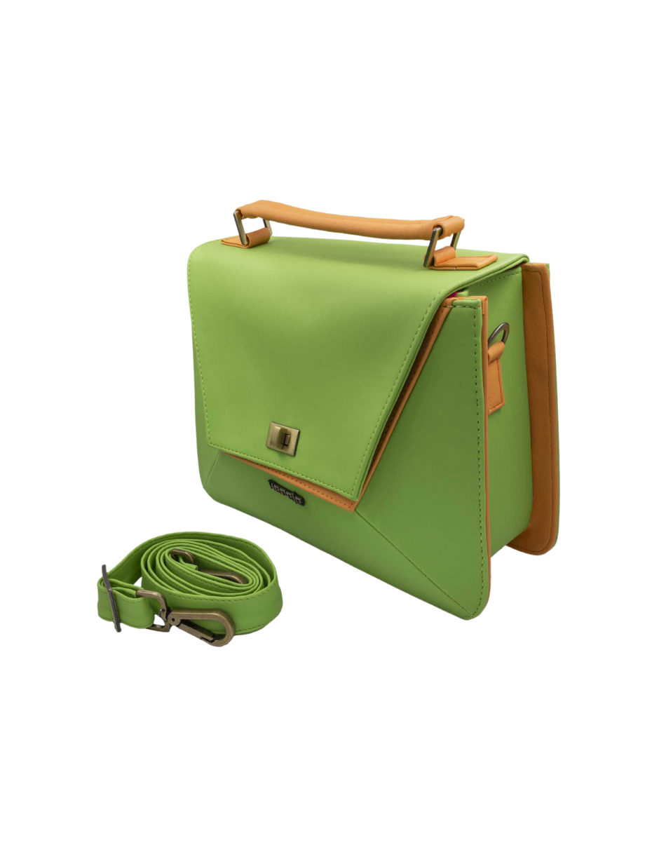Foto 4 pulgar | Bolso De Mano Victoria Color Verde Hereje Para Dama