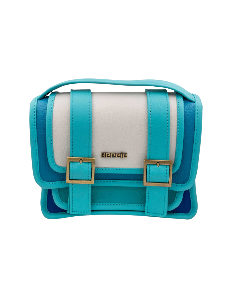 Foto 1 | Bolso De Mano Ivy Grande Color Azul Hereje Para Dama