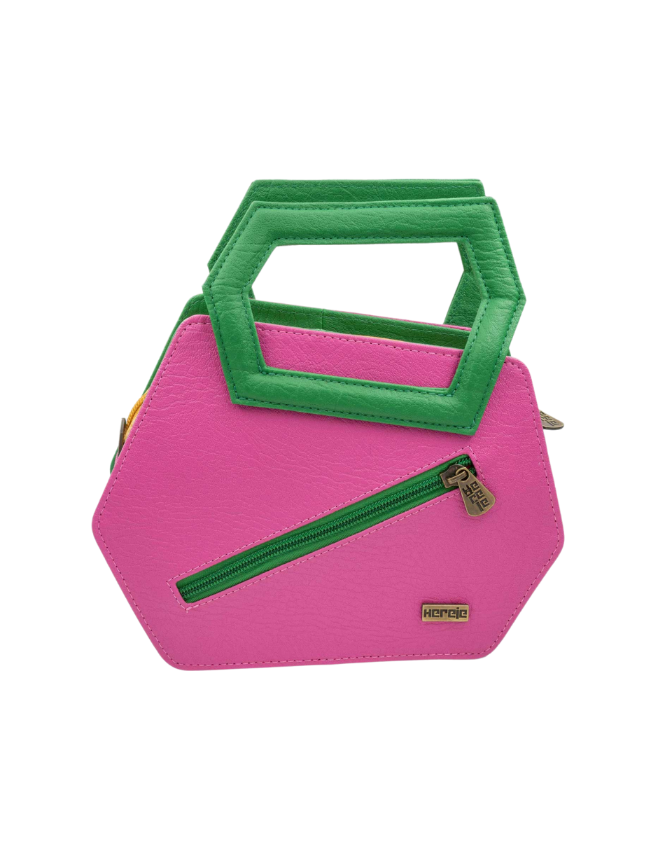 Bolso De Mano Roma Color Rosa Hereje Para Dama