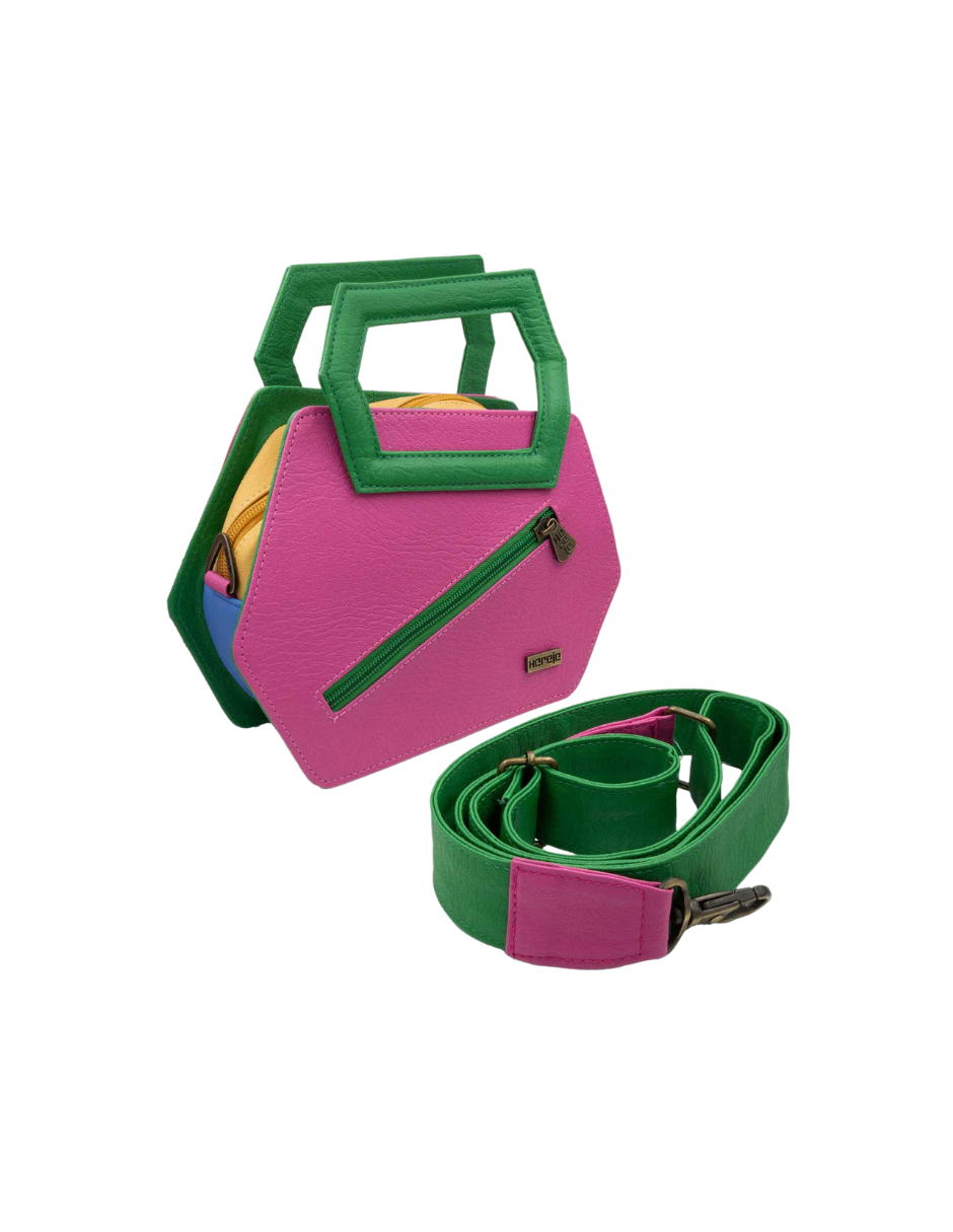 Foto 3 | Bolso De Mano Roma Color Rosa Hereje Para Dama