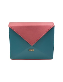 Foto 1 | Bolso De Mano Nina Color Celeste Hereje Para Dama