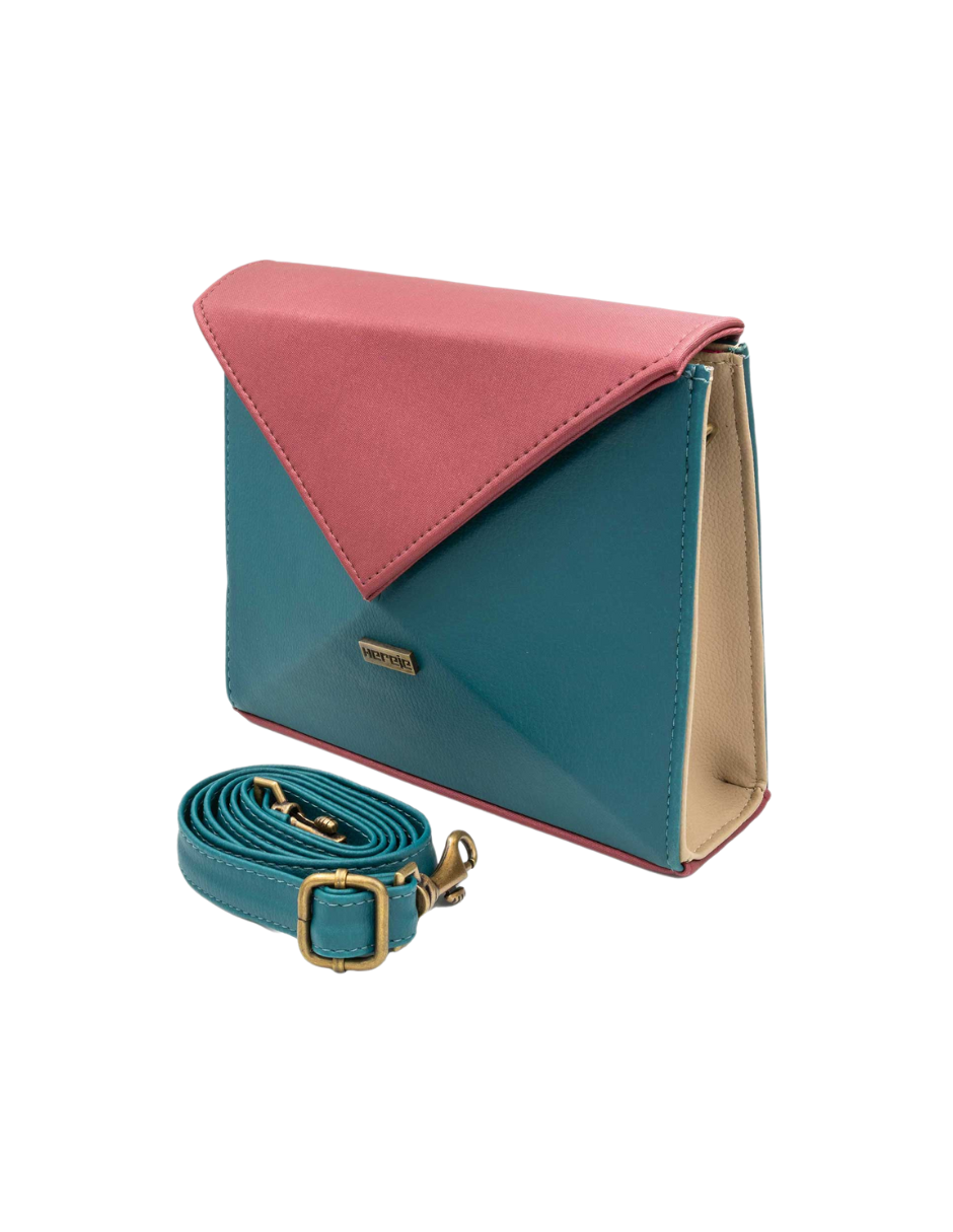 Foto 3 pulgar | Bolso De Mano Nina Color Celeste Hereje Para Dama