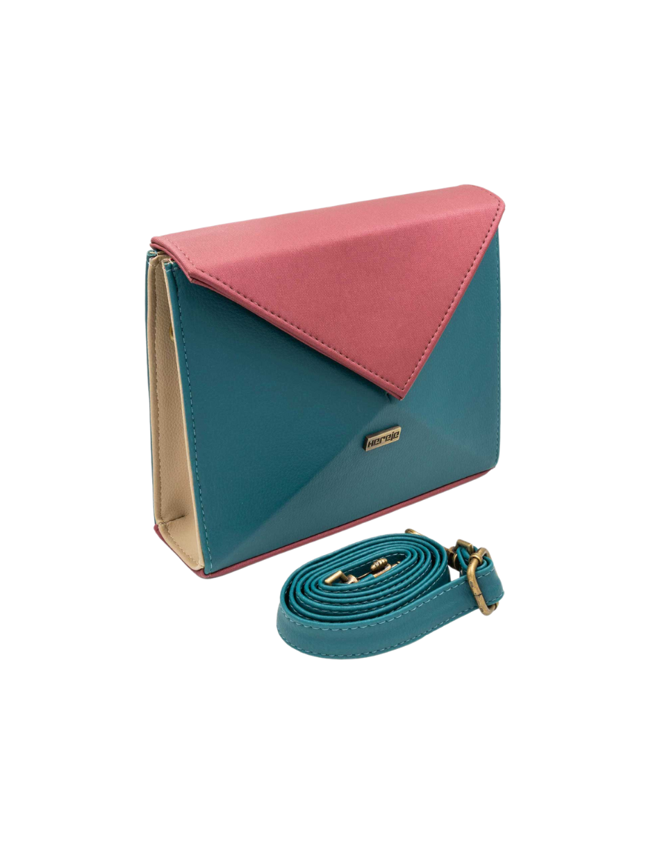Foto 4 pulgar | Bolso De Mano Nina Color Celeste Hereje Para Dama