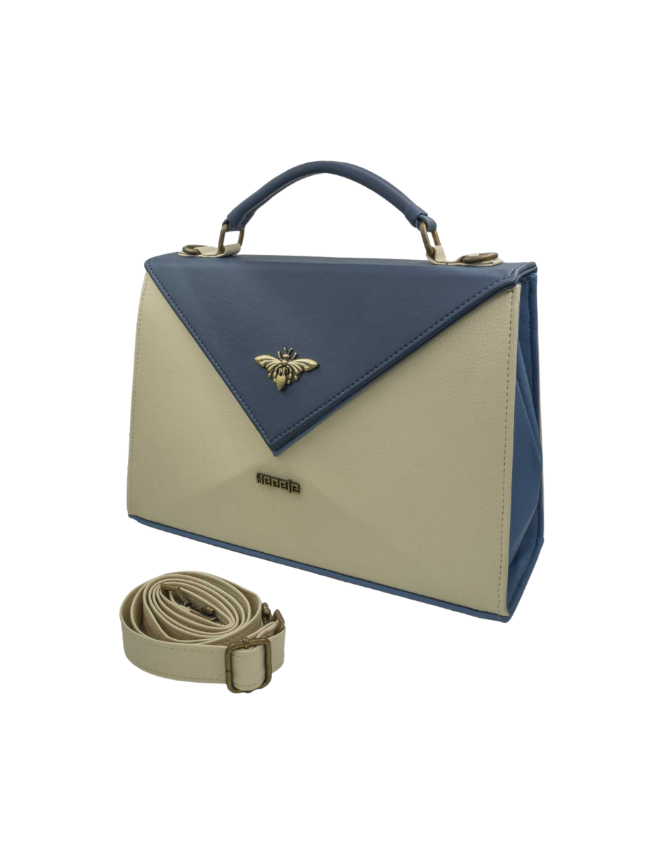 Foto 4 pulgar | Bolso Crossbody Siena Oceanica Color Azul Hereje Para Dama