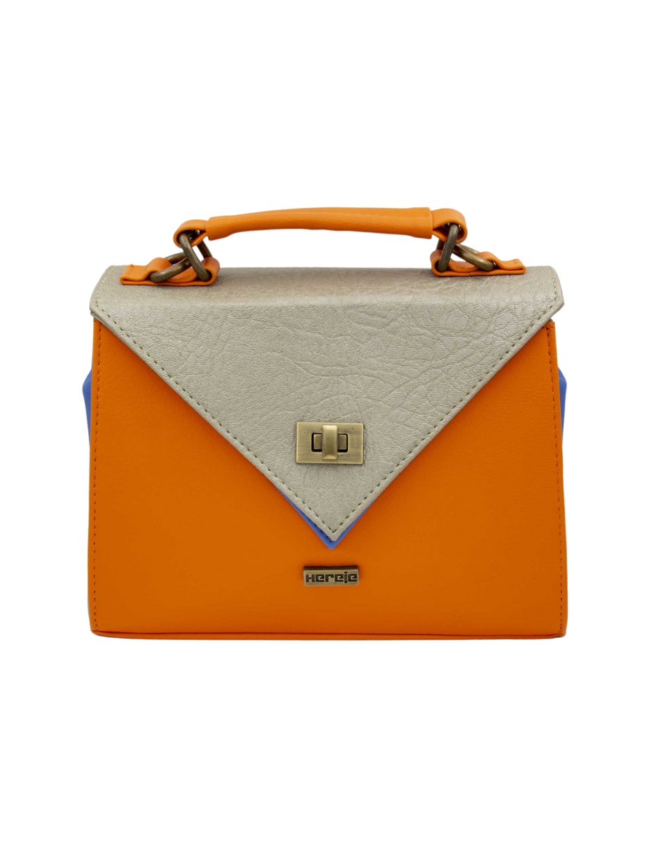 Foto 1 | Bolso De Mano Mini Siena Color Naranja Hereje Para Dama