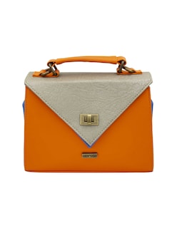 Foto 1 | Bolso De Mano Mini Siena Color Naranja Hereje Para Dama