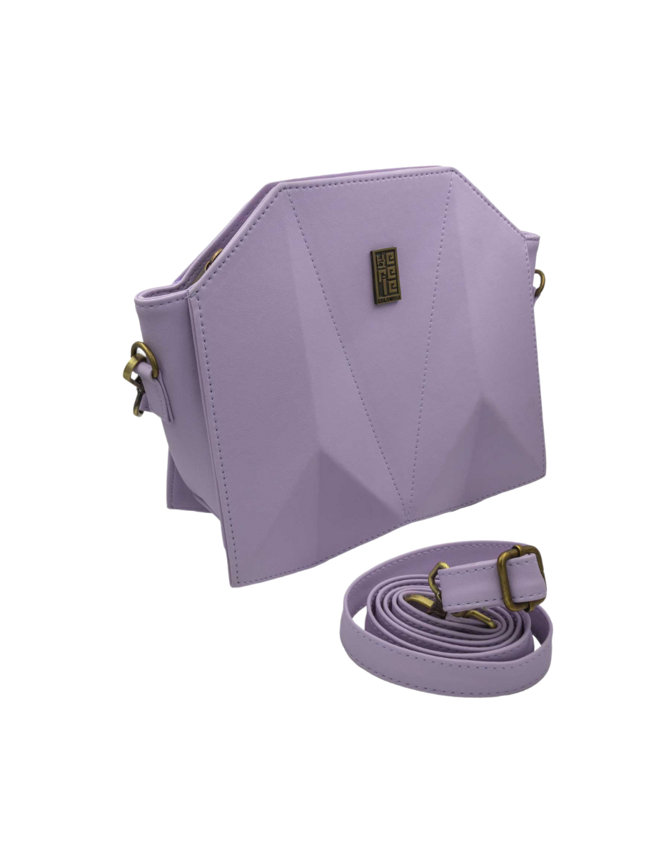Foto 4 pulgar | Bolso Crossbody Mini Verona Color Lila Hereje Para Dama