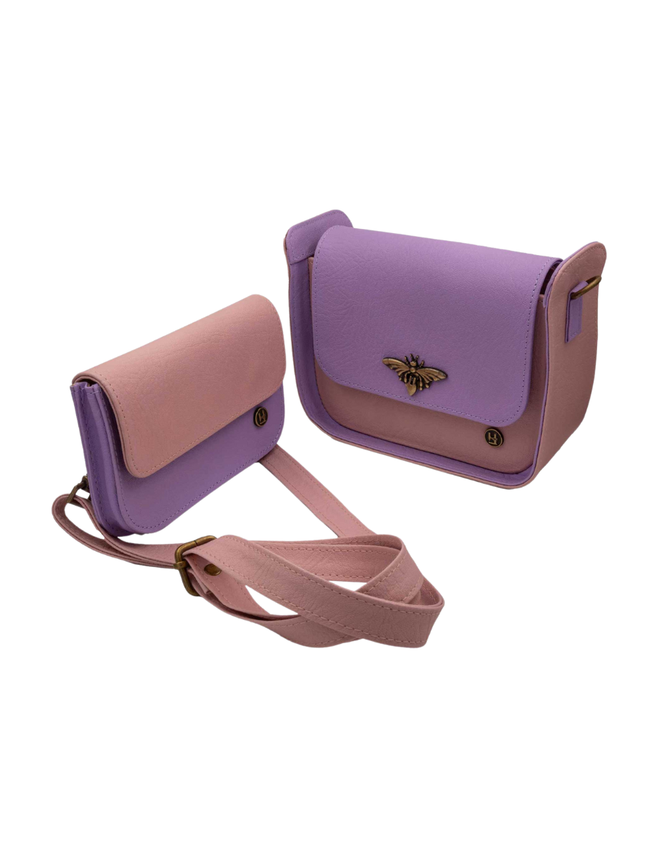 Foto 3 | Bolso Crossbody Timo Color Lila Hereje Para Dama