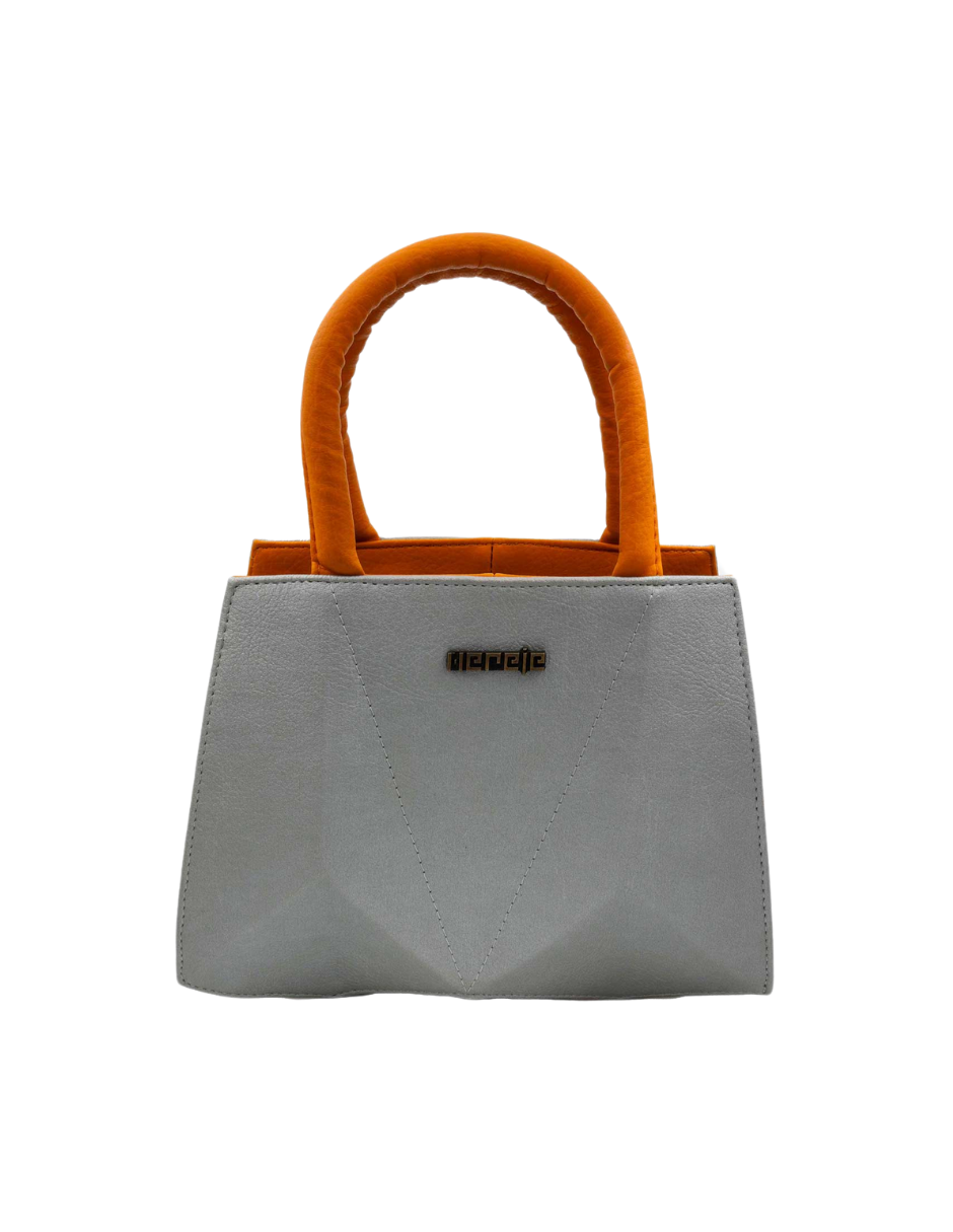 Foto 1 | Bolso De Mano New Francia Color Gris Hereje Para Dama