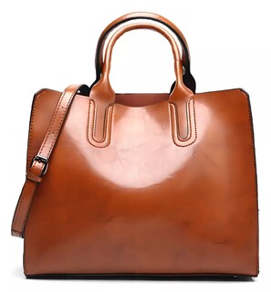 Foto 2 | Bolsa Mano Hombro Xtellar De Mujer Marrón