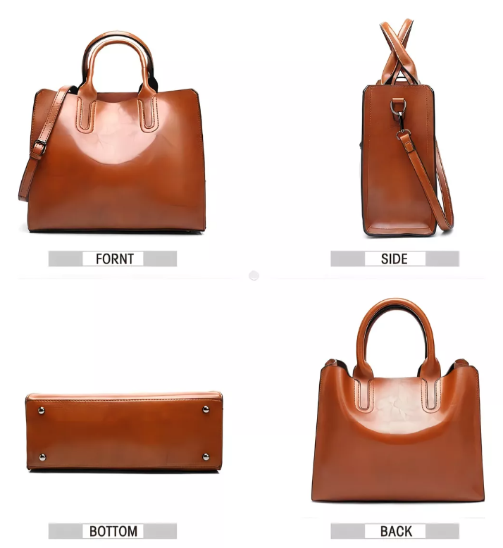 Foto 6 | Bolsa Mano Hombro Xtellar De Mujer Marrón