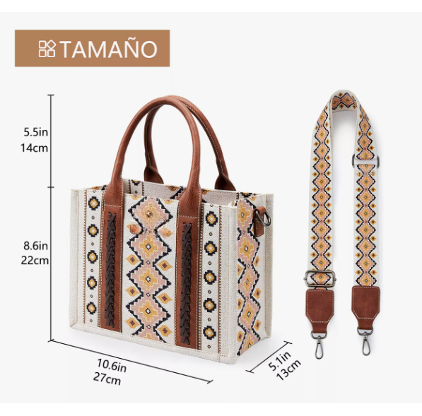 Foto 6 pulgar | Bolso Xtellar Mano Mujer Dama Crossbody Bandolera Mujer Bolso Moda