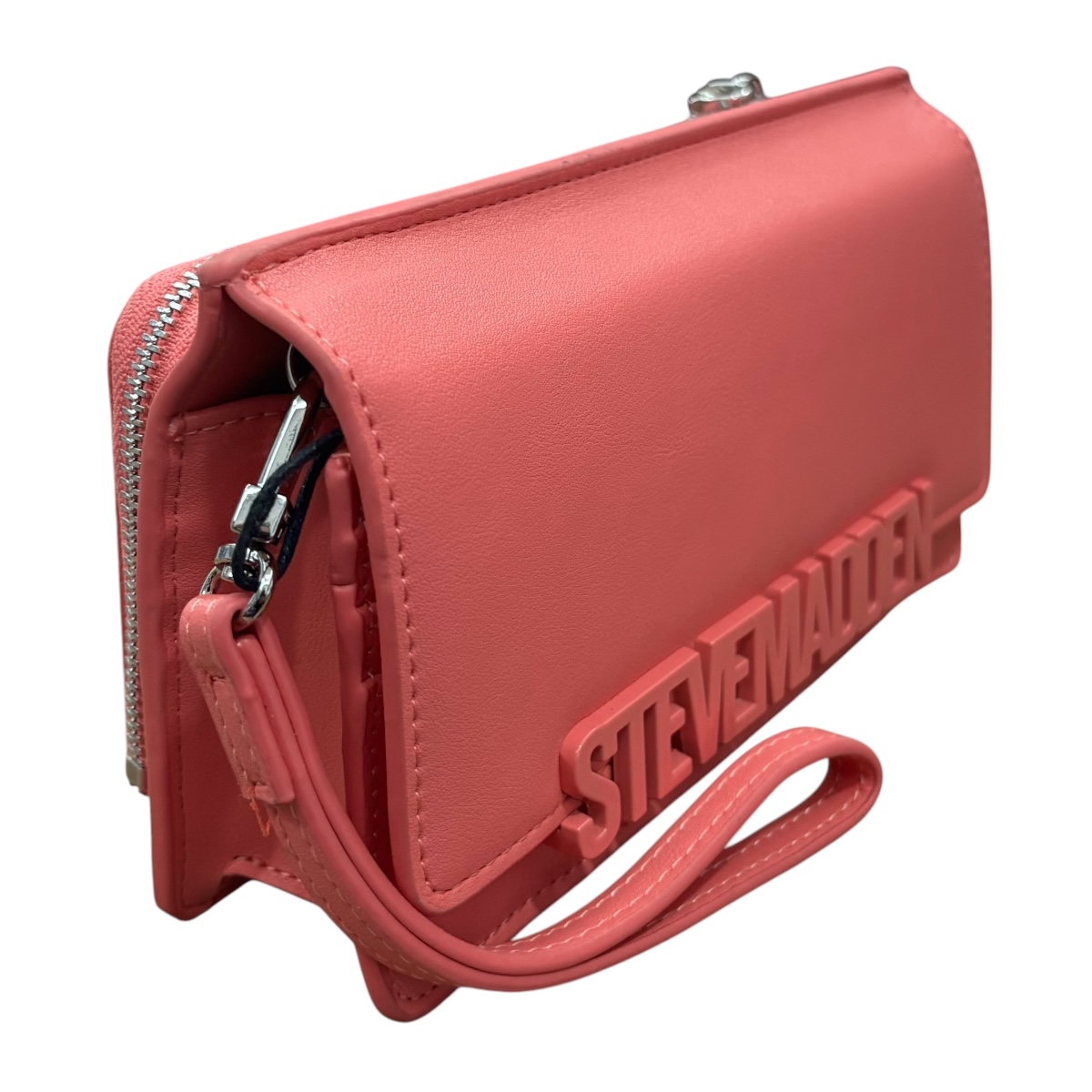 Foto 2 | Cartera Steve Madden Color Salmón, Con Correa De Muñeca