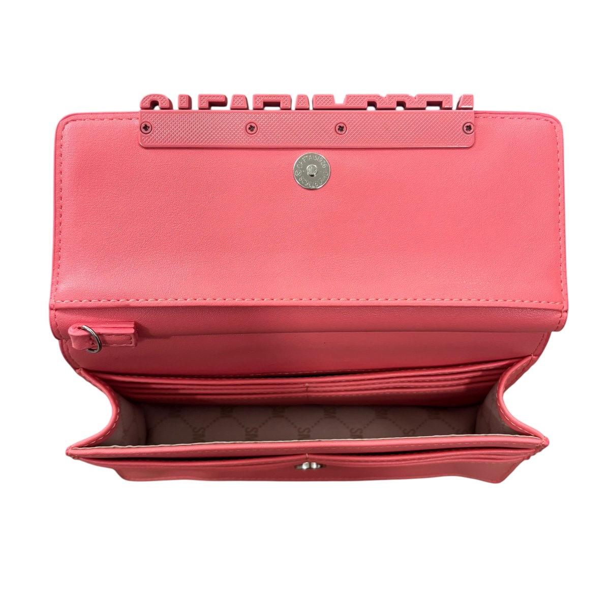 Foto 5 | Cartera Steve Madden Color Salmón, Con Correa De Muñeca