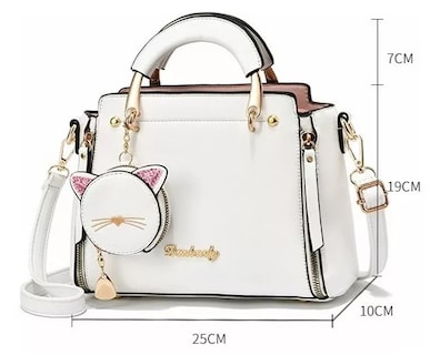 Foto 2 | Bolso Xtellar De Mano Cross Cat Negro