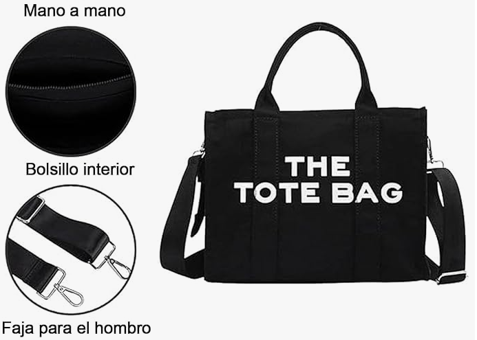 Foto 4 pulgar | Bolsa Tote Xtellar Negro