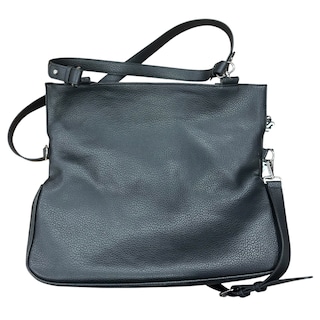 Foto 2 | Bolsa Shopper Steve Madden De Piel Color Negra