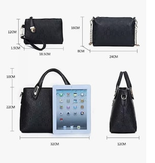 Foto 2 | Juego Xtellar 4 Bolsos Mujer Cartera Tote Cosméticos Tarjetero Oso Color Azul