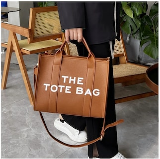 Foto 6 | Thetotebag Bolsos Para Mujer Pu Capacidad Cercanías Color Marron