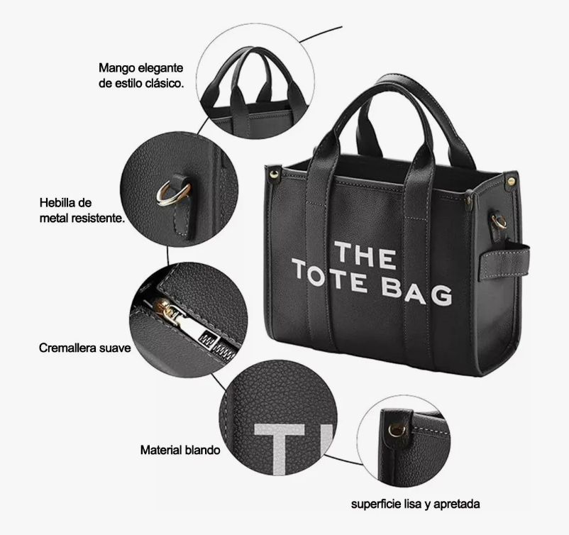 Foto 3 pulgar | Thetotebag Bolsos Para Mujer Pu Capacidad