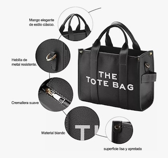 Foto 2 | Thetotebag Bolsos Para Mujer Pu Capacidad