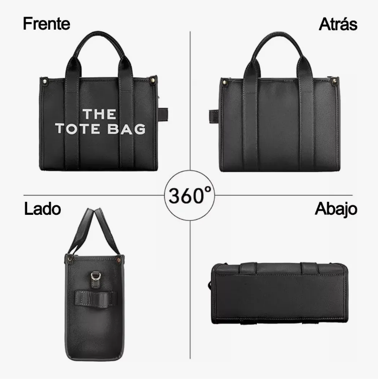 Foto 4 pulgar | Thetotebag Bolsos Para Mujer Pu Capacidad