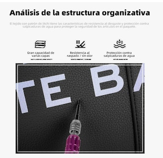 Foto 5 | Thetotebag Bolsos Para Mujer Pu Capacidad