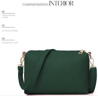 Foto 4 | Set 4 Bolsas Mujer Moda Dama Crossbody Cosmetiquera