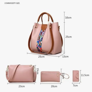 Foto 2 | Set 4 Bolsas Mujer Moda Dama Crossbody Cosmetiquera