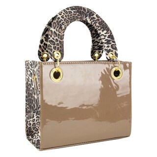 Foto 2 | Bolso Para Dama Venado Charol Chita Beige Sintetico Aranza Nueva Imagen