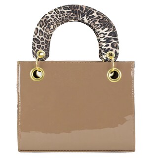 Foto 3 | Bolso Para Dama Venado Charol Chita Beige Sintetico Aranza Nueva Imagen