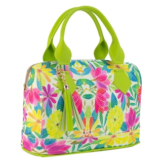 Foto 2 | Bolso Para Dama Verde Manzana Yute Floral Textil/sintetico Dafne Nueva Imagen