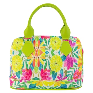Foto 3 | Bolso Para Dama Verde Manzana Yute Floral Textil/sintetico Dafne Nueva Imagen
