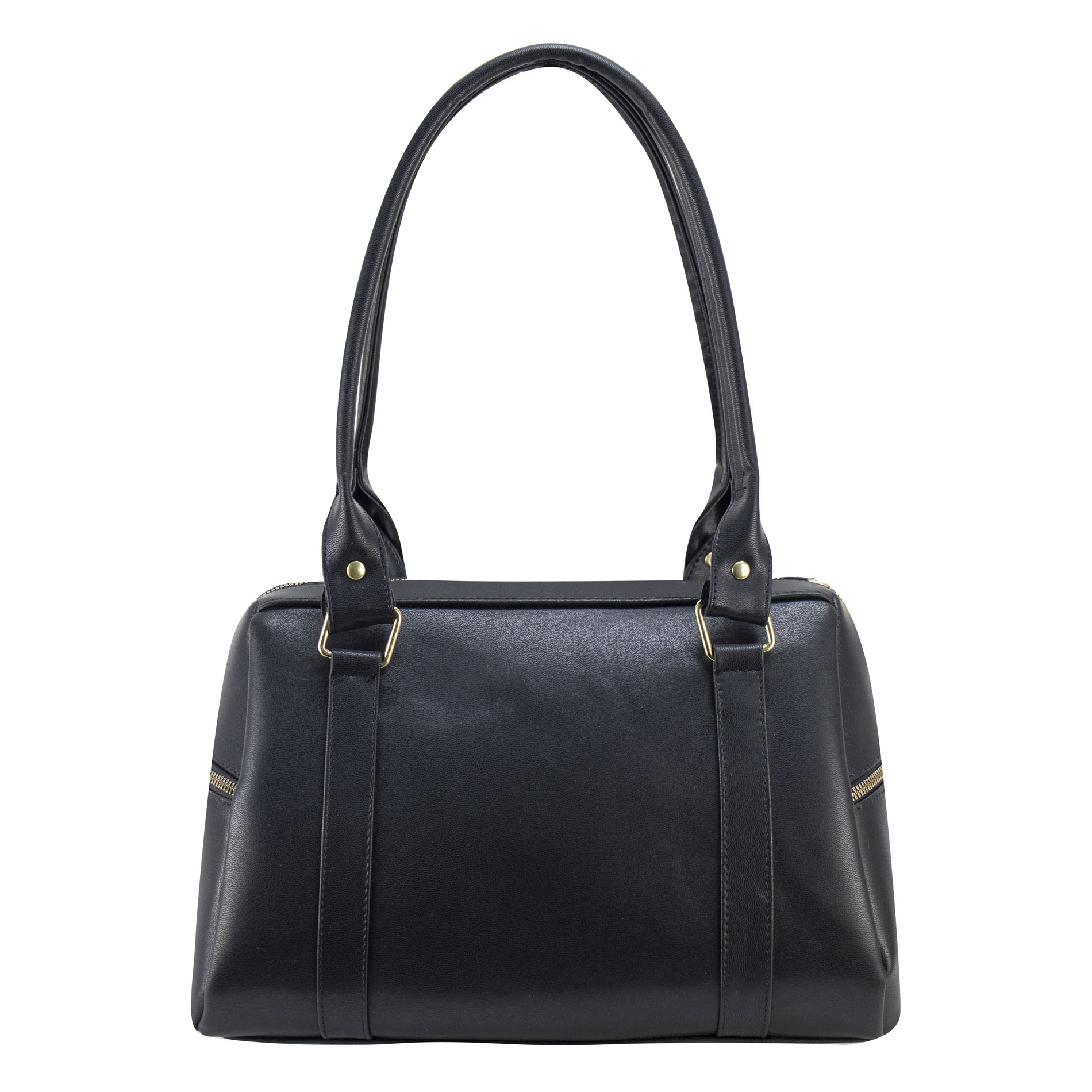Foto 3 | Bolso Para Dama Negro Cabra Sintetico Roberta Nueva Imagen