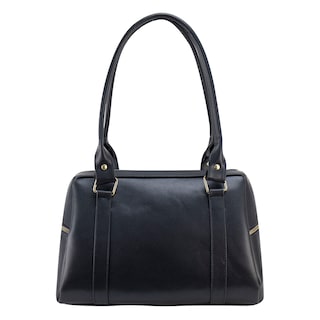 Foto 3 | Bolso Para Dama Negro Cabra Sintetico Roberta Nueva Imagen