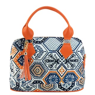Foto 1 | Bolso Para Dama Naranja Yute Poligono Textil/sintetico Dafne Nueva Imagen