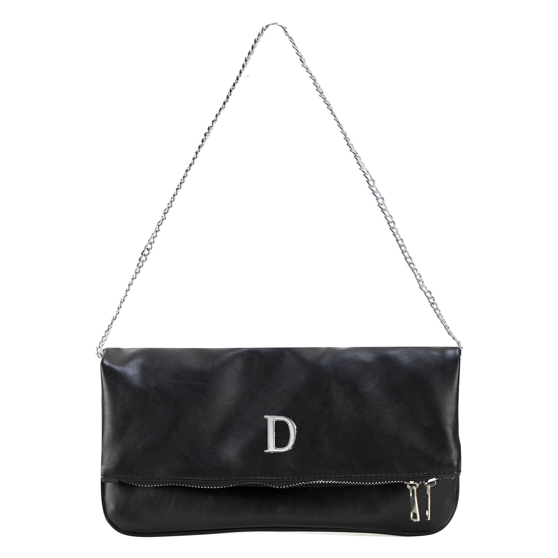 Foto 1 | Bolso Para Dama Negro Cleveland Sintetico Ivana + Letra Nueva Imagen