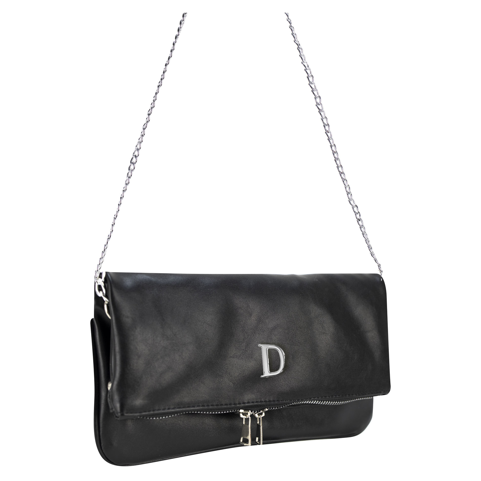 Foto 2 | Bolso Para Dama Negro Cleveland Sintetico Ivana + Letra Nueva Imagen