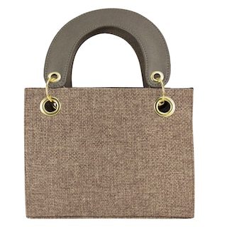 Foto 3 | Bolso Para Dama Arena Yute Textil/sintetico Aranza Nueva Imagen
