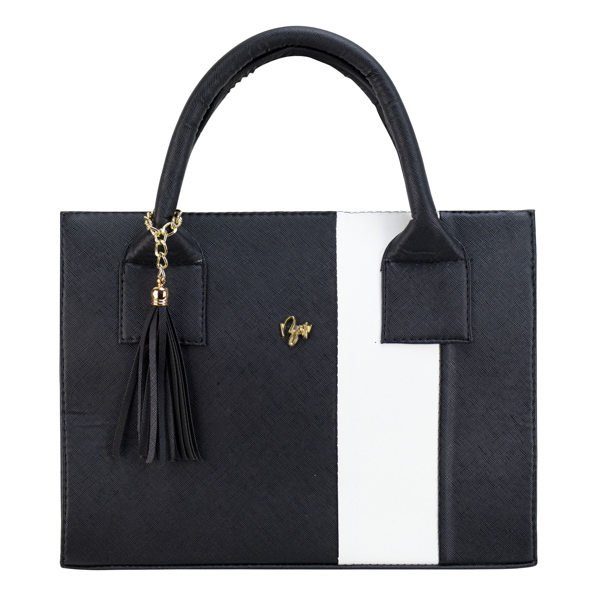 Foto 1 | Bolso Para Dama Negro Dapra Blanco Sintetico Julieta Nueva Imagen