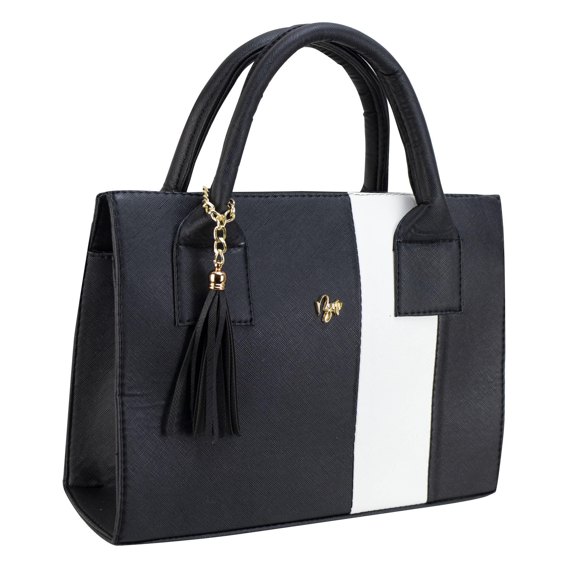 Foto 2 | Bolso Para Dama Negro Dapra Blanco Sintetico Julieta Nueva Imagen