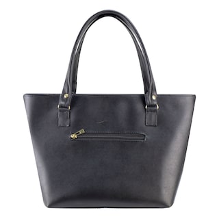Foto 3 | Bolso Para Dama Negro Cuadri Sintetico Elba Nueva Imagen