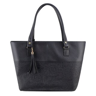 Foto 1 | Bolso Para Dama Negro Dapra Mandala Sintetico Elba Nueva Imagen